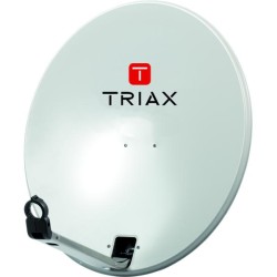 Triax TDA 64G Parabole Alu 64 cm Gris Clair Série Euroline