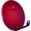 Triax TDA 64R Parabole Alu 64 cm Rouge Brique Série Euroline