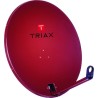 Triax TDA 78R Parabole Alu 78 cm Rouge Brique Série Euroline