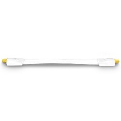 Câble Passe-Fenêtre Ultra-Plat Blanc Or