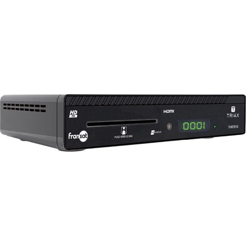 Récepteur HD FRANSAT Triax THR 7610 - Neuf Avec Carte, Déport IR Et Câble HDMI Inclus