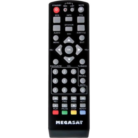 Télécommande Megasat HD 500