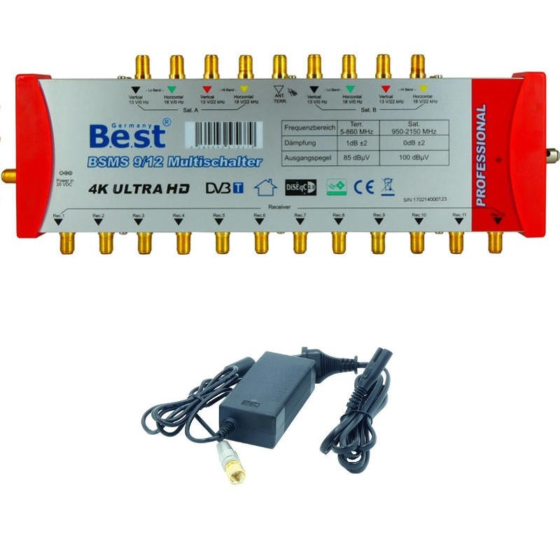 Best Germany BSMS 9/12 Multiswitch