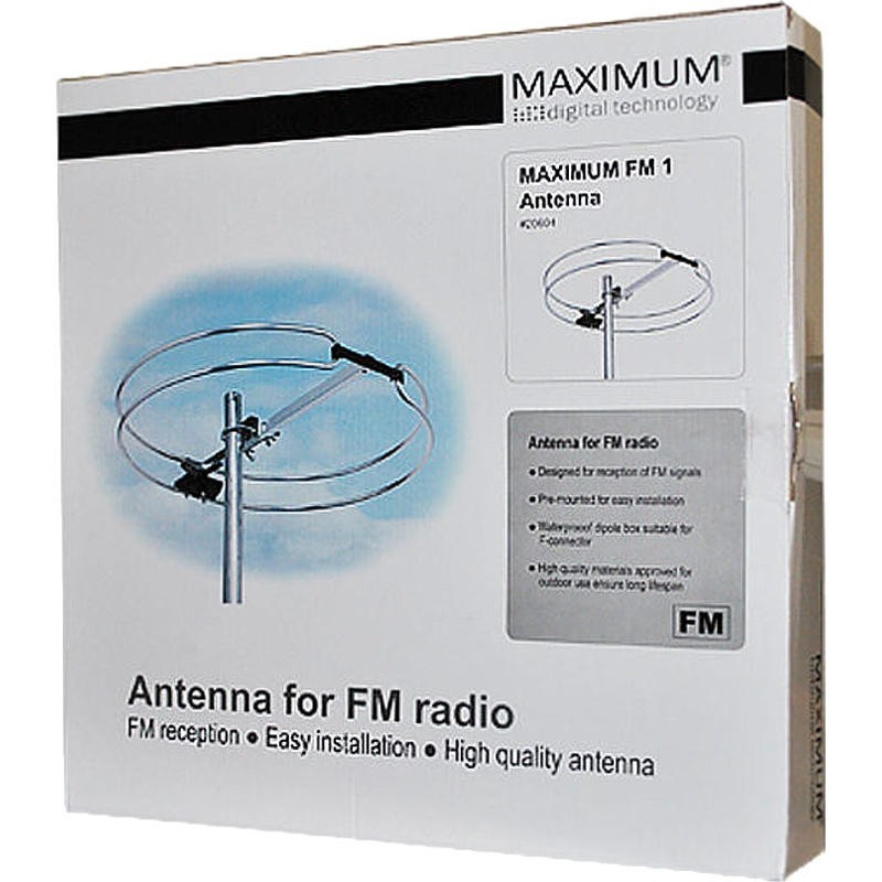 Maximum FM1 Antenne Radio FM Omnidirectionnelle