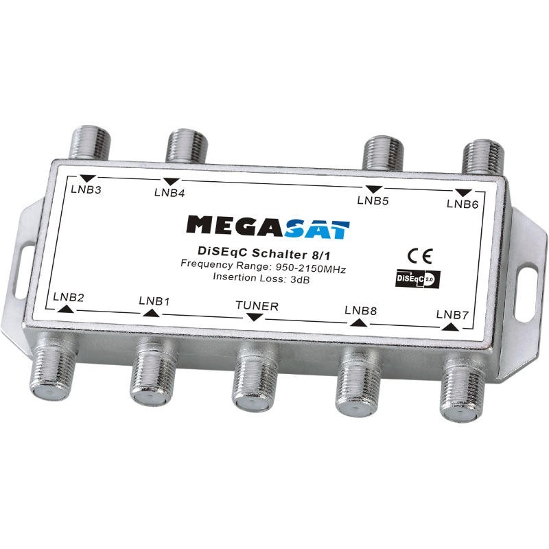 Commutateur DiSEqC 8/1 Megasat