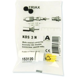 Triax KOS 3 N Connecteur IEC Mâle