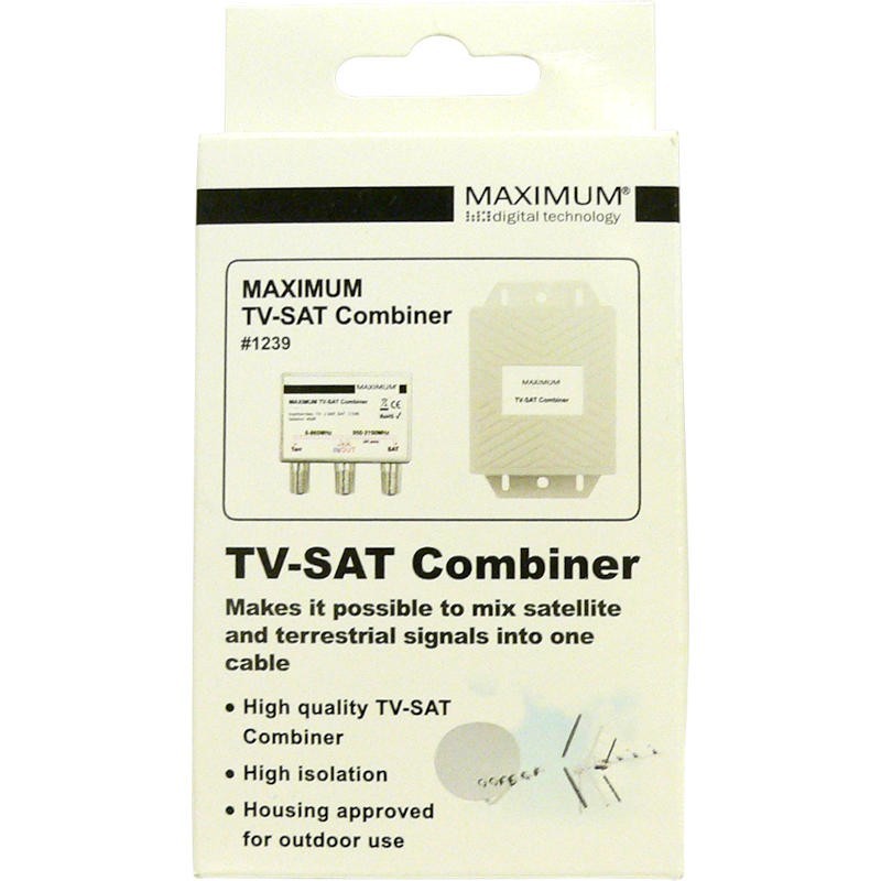 Coupleur Extérieur Sat/TV Haute Réjection 2cc - Séparateur Signal TV Et Satellite
