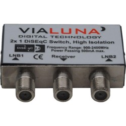 Commutateur DiSEqC 2/1 VIALUNA SDS 226 WSG