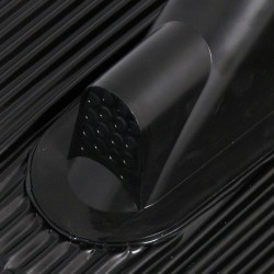 Tuile Aluminium Malléable avec Passe-Câbles Noire