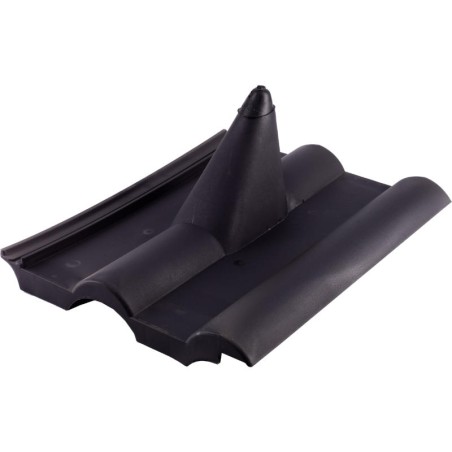 Fausse Tuile Double Romane Noir