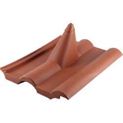 Fausse Tuile Double Romane Rouge Brique