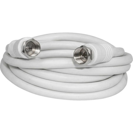 Câble Coaxial Connecteurs F Mâle/Mâle 5 m