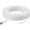 Kit Câble Coaxial Ø 5mm 75 dB Fiches F 30 m