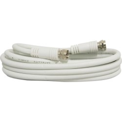 Câble Coaxial Connecteurs F Mâle/Mâle 1,5 m