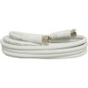 Câble Coaxial Connecteurs F Mâle/Mâle 2,5 m