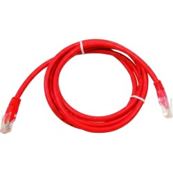 Cordon RJ45 CAT 6 Rouge 2 m Qualité Premium