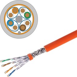 Câble Réseau Cat.7 S/FTP PIMF LSZH 25 m