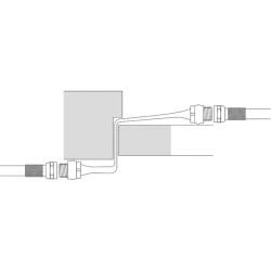 Triax KRC 002 Kit Raccord Souple avec Connecteurs F à Visser