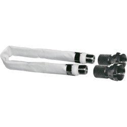 Triax KRC 002 Kit Raccord Souple avec Connecteurs F à Visser