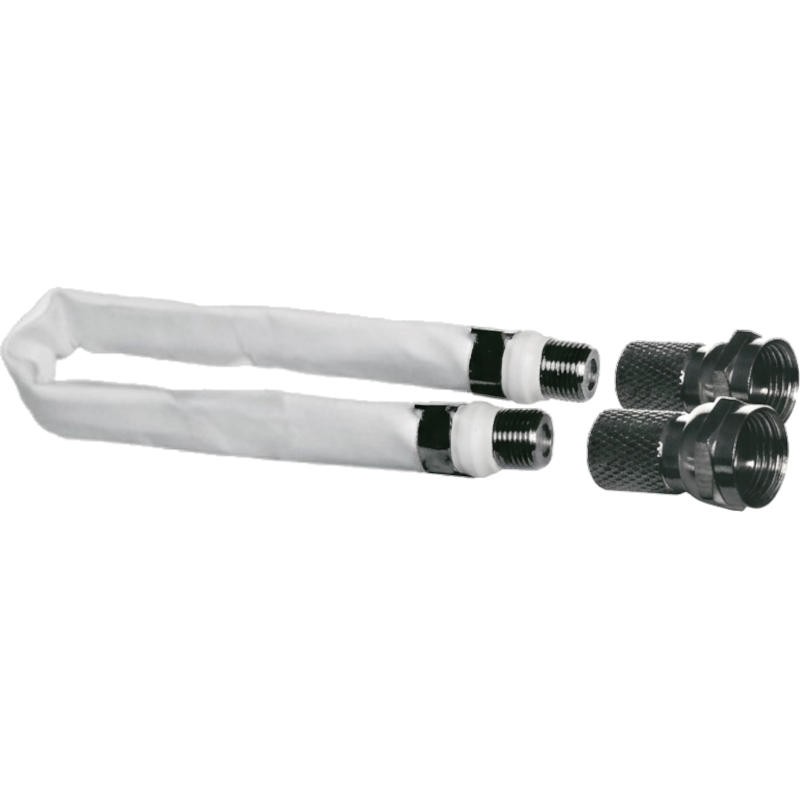 Triax KRC 002 Kit Raccord Souple avec Connecteurs F à Visser