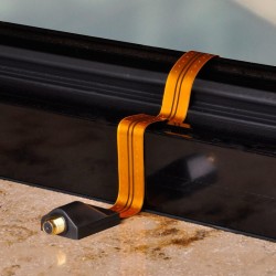 DUR-line Câble Passe-Fenêtre Ultra-Plat Gold