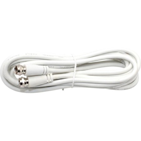 Câble Coaxial Connecteurs F Mâle/Mâle 3 m