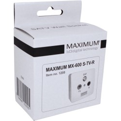 Maximum MX-600 Prise d'Arrivée SAT / TV / FM