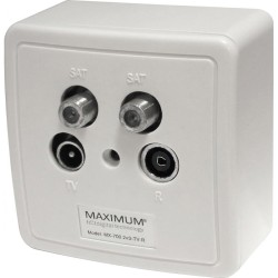 Maximum MX-700 Prise d'Arrivée 2xSAT / TV / FM