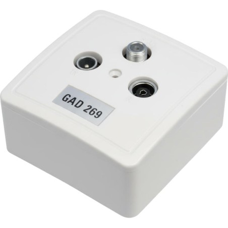 Triax GAD 269 Prise d'Arrivée TV / SAT / FM 3 Sorties