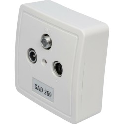 Triax GAD 269 Prise d'Arrivée TV / SAT / FM 3 Sorties