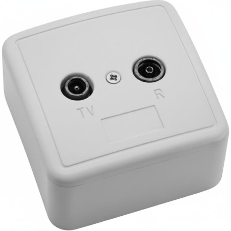 Prise d'Arrivée TV / FM, 2 Sorties IEC