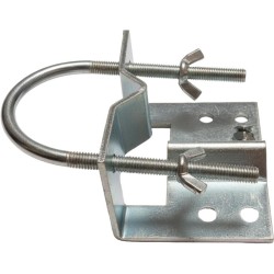 Pied de mât avec Bride en U Rond