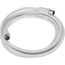 Triax CTV 250 Câble Coaxial Connecteurs IEC 9,52 mm Mâle/Femelle 2,5 m