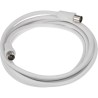 Triax CTV 250 Câble Coaxial Connecteurs IEC 9,52 mm Mâle/Femelle 2,5 m