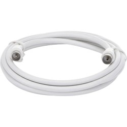 Triax CTV 250 Câble Coaxial Connecteurs IEC 9,52 mm Mâle/Femelle 2,5 m