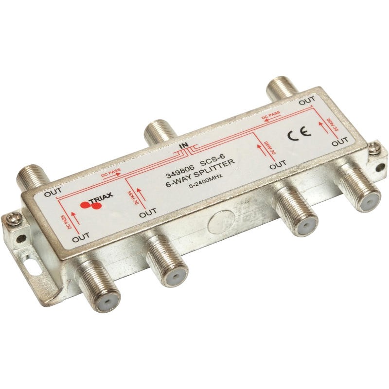 Triax SCS-6 Répartiteur ULB 6 Directions