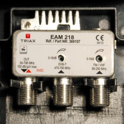 Triax EAM 218 Préamplificateur & Alimentation LTE