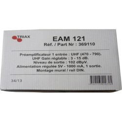 Triax EAM 121 Préamplificateur & Alimentation LTE