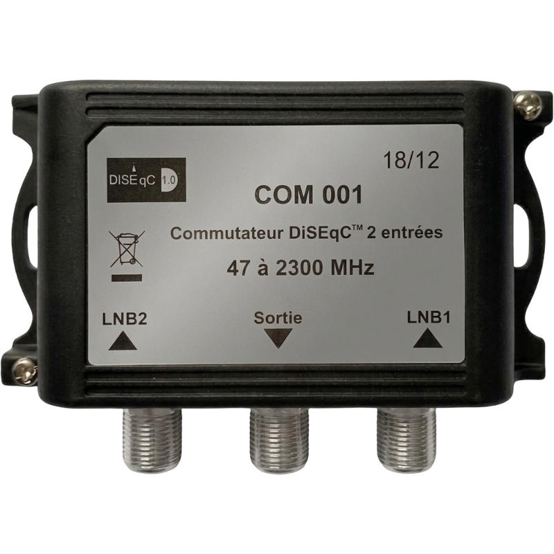 Triax COM 001 Commutateur DiSEqC 2/1