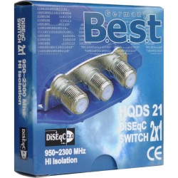 Best Germany HQDS21 Commutateur DiSEqC 2/1
