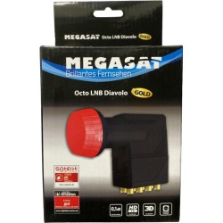 Megasat Diavolo LNB Octo – Tête universelle 8 sorties 0,1 dB HD / 4K