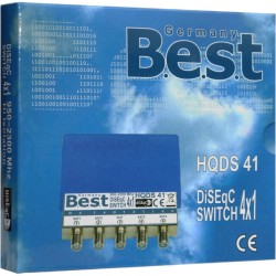 Best Germany HQDS41 Commutateur DiSEqC 4/1