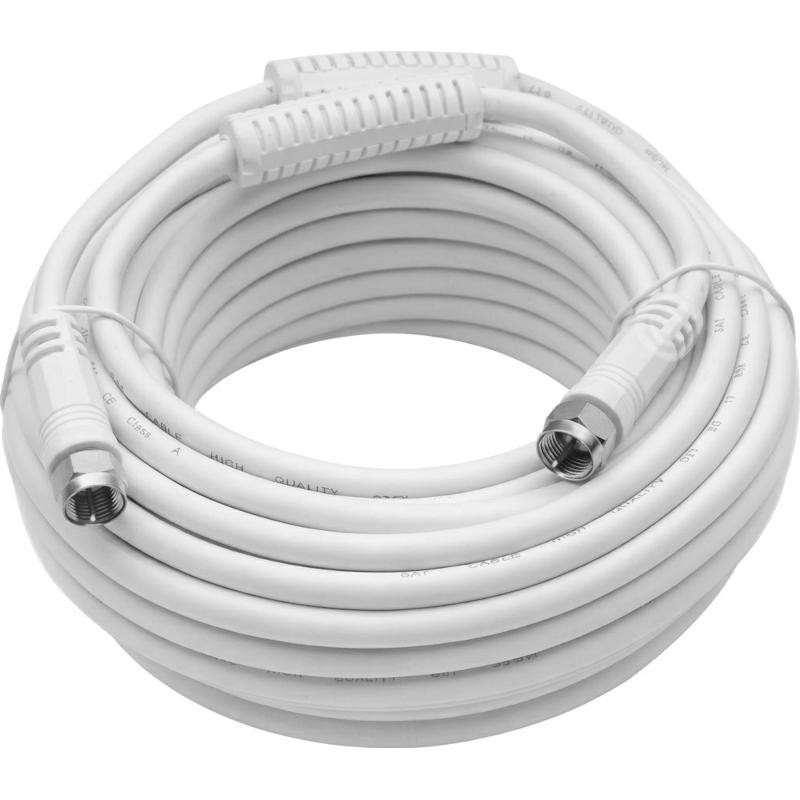 Câble Coaxial F Mâle/Mâle 10 m Ferrite