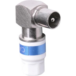 Cabelcon 90-IECM-56 5.1 SI Connecteur Coudé IEC Mâle SELF INSTALL