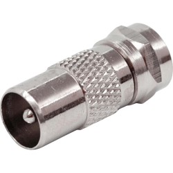 Raccord F mâle / 9,52 mm IEC mâle