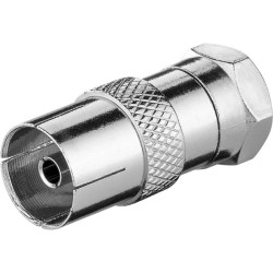 Raccord F mâle / 9,52 mm IEC femelle