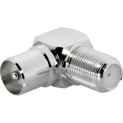 Raccord Coudé Métallique 9,52 mm IEC mâle / F femelle