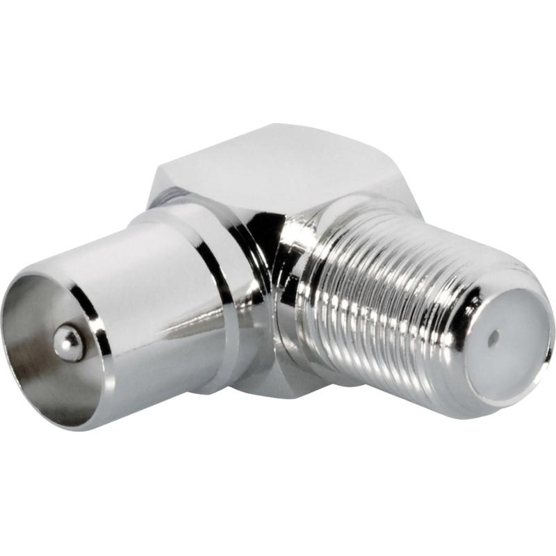 Raccord Coudé Métallique 9,52 mm IEC mâle / F femelle