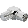 Raccord Coudé Métallique 9,52 mm IEC mâle / F femelle
