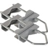 2 Doubles Brides pour Mât Ø 60 mm